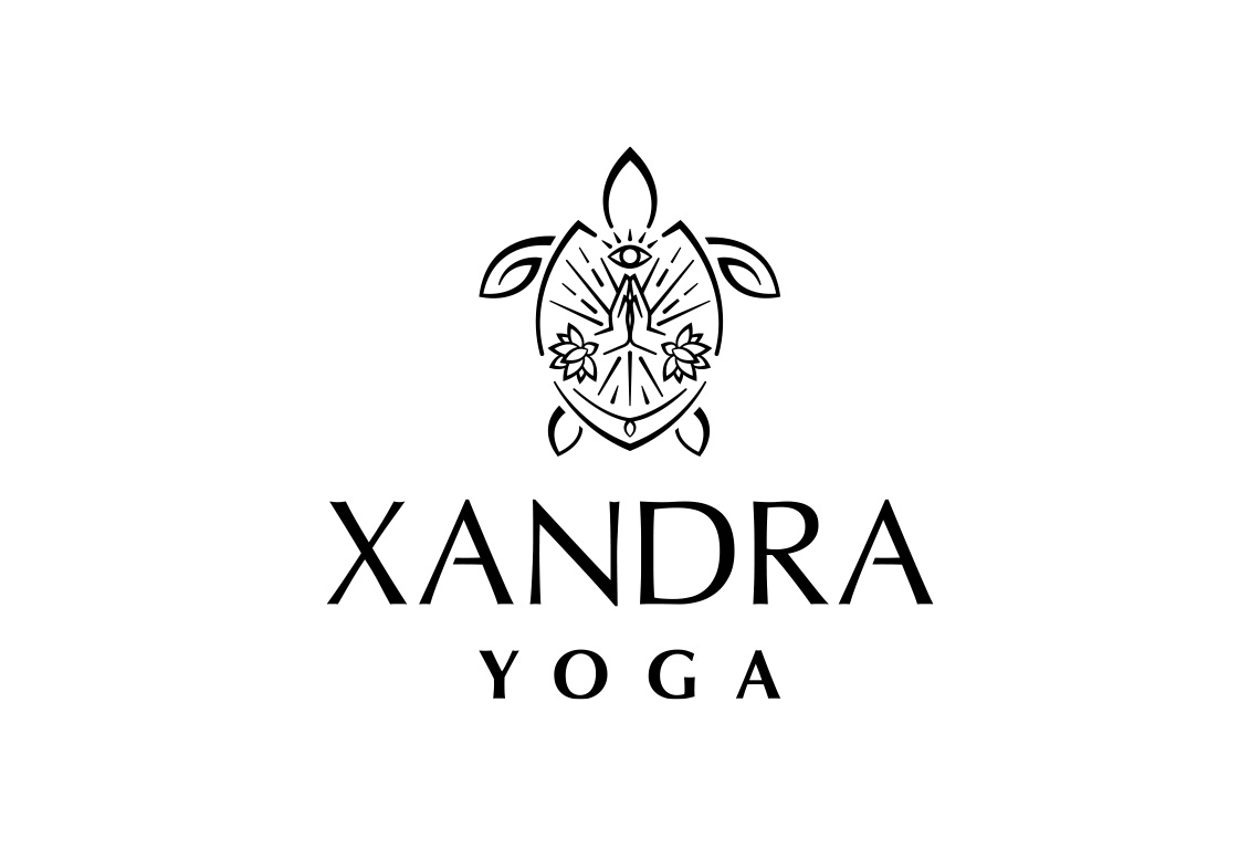 Xandra logo noir sur fond blanc